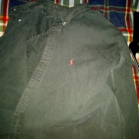 Vintage design slim fit twill western Ralph Lauren button up. (Made early 40's) - Picture 2 of 3